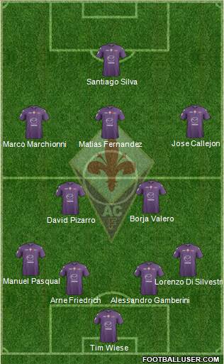 Fiorentina Formation 2013