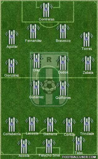 Racing Club de Montevideo football formation