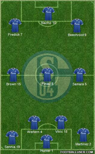 FC Schalke 04 Formation 2013