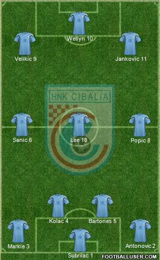 HNK Cibalia Formation 2013
