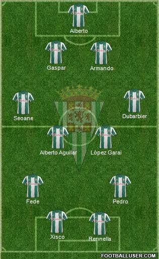 Córdoba C.F., S.A.D. Formation 2013