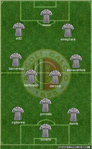 Ascoli 4-3-3 football formation