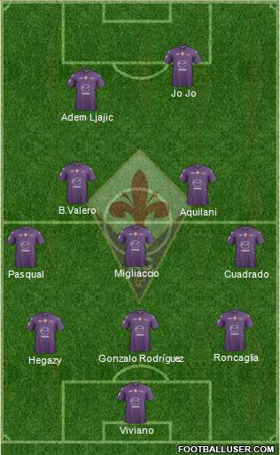 Fiorentina Formation 2013