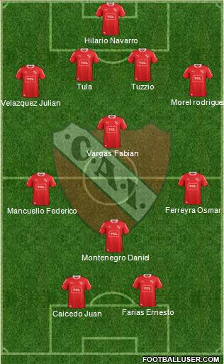 Independiente Formation 2013