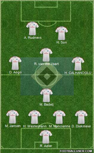 Hamburger SV Formation 2013