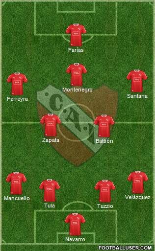 Independiente Formation 2013