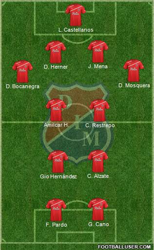 CD Independiente Medellín Formation 2013