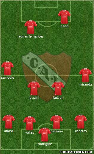 Independiente Formation 2013