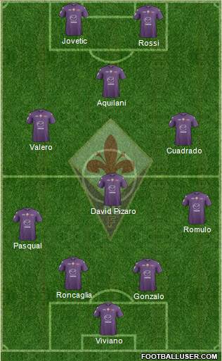 Fiorentina Formation 2013
