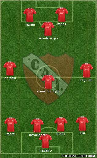 Independiente Formation 2013