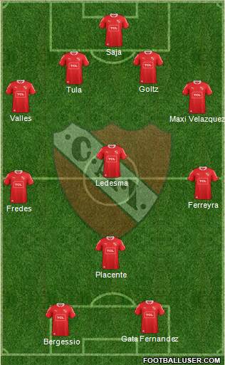 Independiente Formation 2013