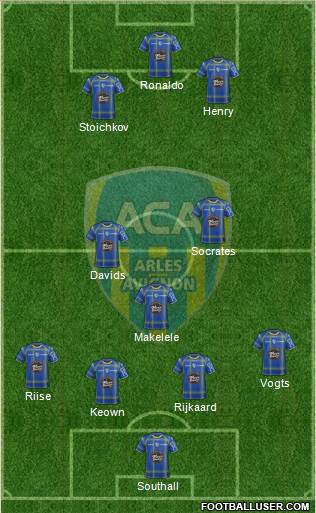 Athlétic Club Arles-Avignon football formation