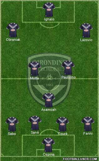 FC Girondins de Bordeaux Formation 2013
