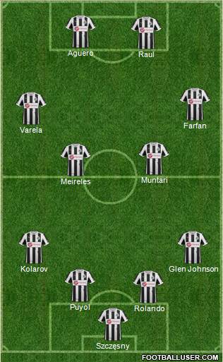 Newcastle United Formation 2013