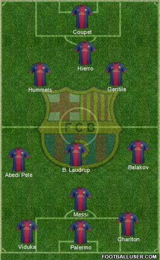 F.C. Barcelona Formation 2013