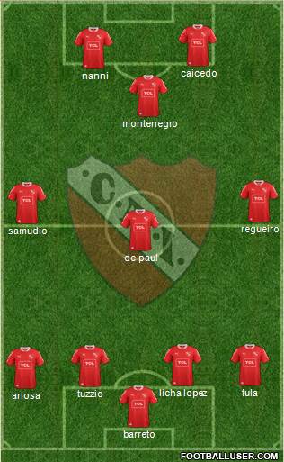 Independiente Formation 2013