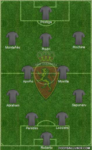 R. Zaragoza S.A.D. Formation 2013