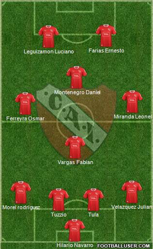 Independiente Formation 2013