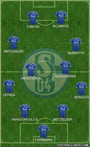FC Schalke 04 Formation 2013