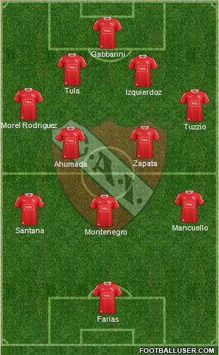 Independiente Formation 2013