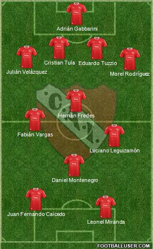 Independiente Formation 2013