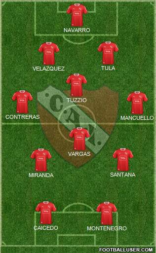 Independiente Formation 2013