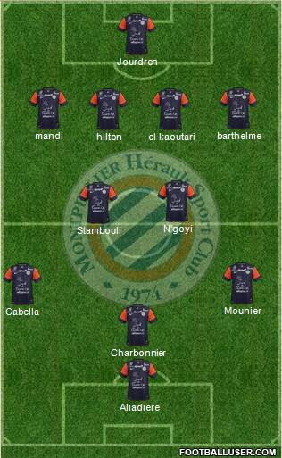 Montpellier Hérault Sport Club Formation 2013