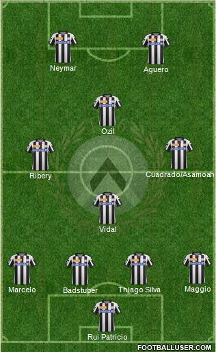 Udinese Formation 2013