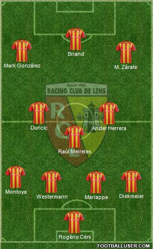 Racing Club de Lens Formation 2013