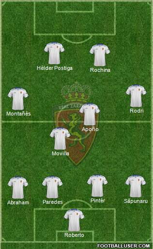 R. Zaragoza S.A.D. Formation 2013
