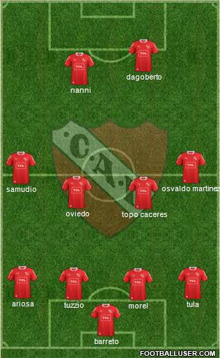 Independiente Formation 2013