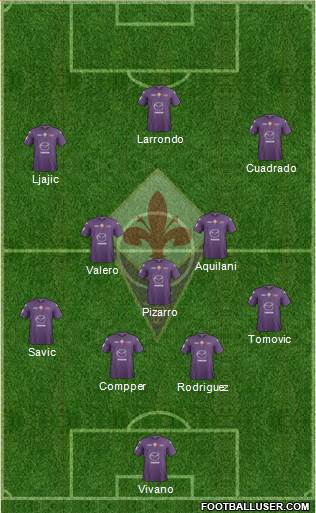 Fiorentina Formation 2013