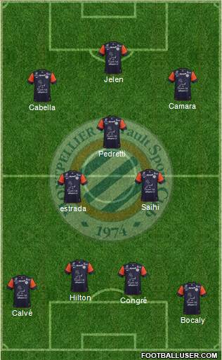 Montpellier Hérault Sport Club Formation 2013