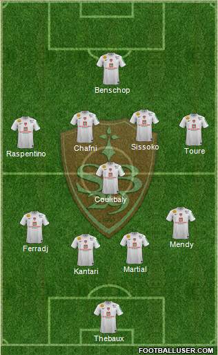 Stade Brestois 29 Formation 2013