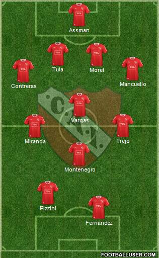 Independiente Formation 2013