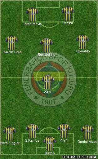 Fenerbahçe SK Formation 2013
