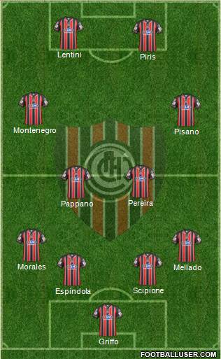 Chacarita Juniors Formation 2013