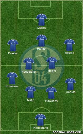 FC Schalke 04 Formation 2013