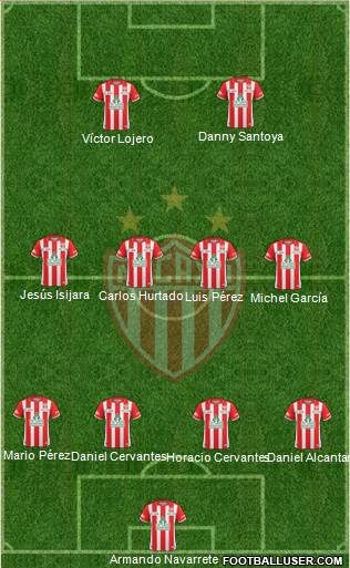 Club Deportivo Necaxa Formation 2013