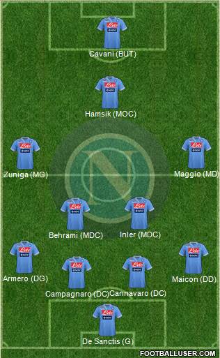 Napoli Formation 2013