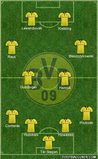 Borussia Dortmund Formation 2013