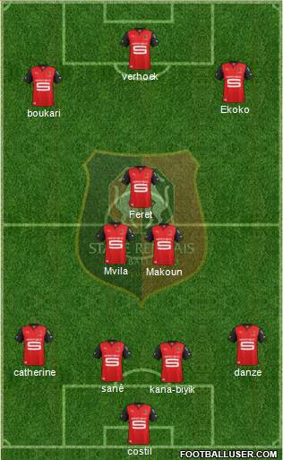 Stade Rennais Football Club Formation 2013