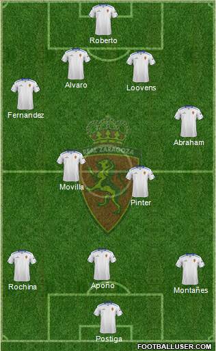R. Zaragoza S.A.D. Formation 2013