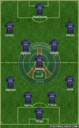 Paris Saint-Germain Formation 2013