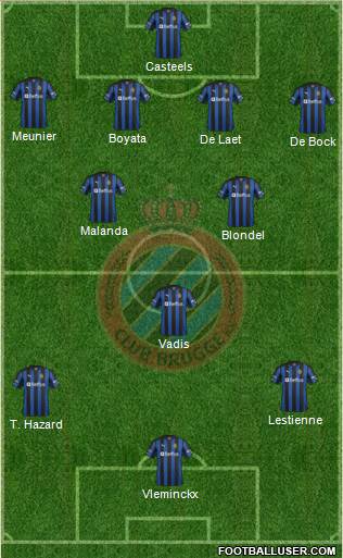Club Brugge KV Formation 2013