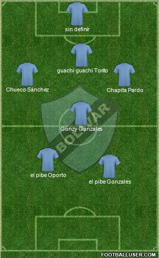 C Bolívar football formation