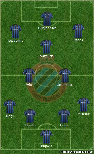 Club Brugge KV Formation 2013
