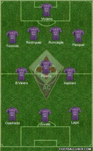 Fiorentina Formation 2013