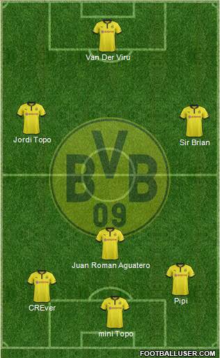 Borussia Dortmund Formation 2013