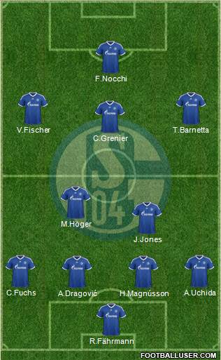 FC Schalke 04 Formation 2013